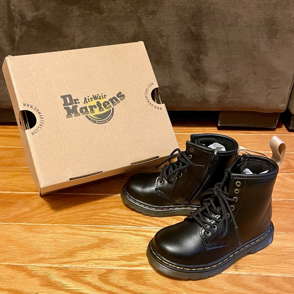 Pair of toddler size 9 black Dr. Marten’s boots
